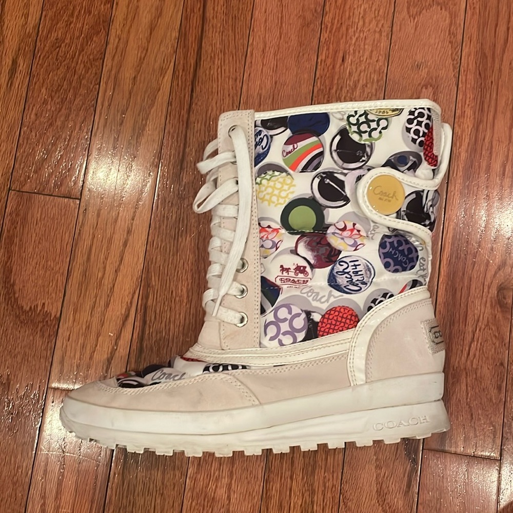 Coach Print Boot